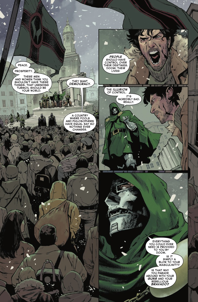 Captain America #4 Preview: Cap vs. Doom with Latveria at Stake Captain America #4 Preview: Cap vs. Doom with Latveria at Stake