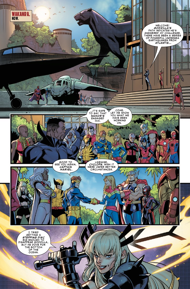 Godzilla Destroys the Marvel Universe #4 Preview: Hulk, Meet Science Godzilla Destroys the Marvel Universe #4 Preview: Hulk, Meet Science