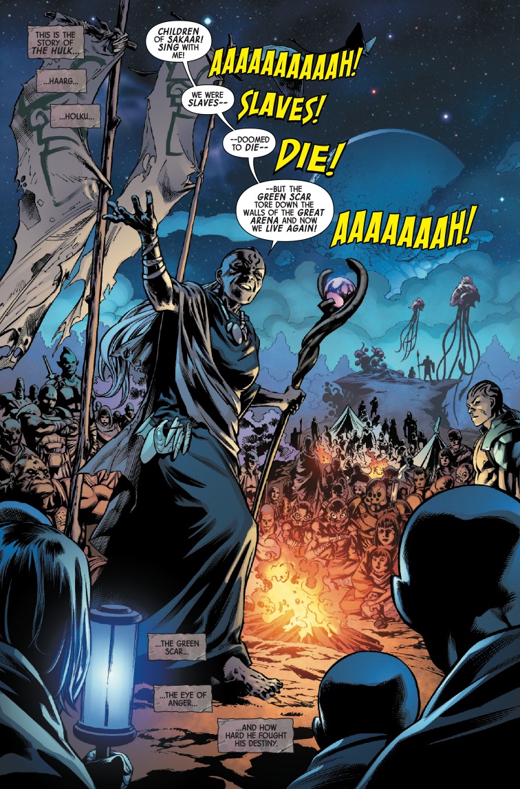 Return to Planet Hulk #1 Preview: Smashing Robots, Saving Worlds Return to Planet Hulk #1 Preview: Smashing Robots, Saving Worlds