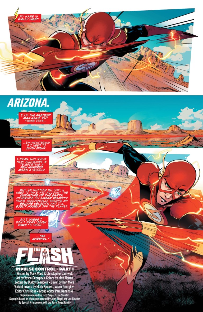 Flash #26 Preview: Wally vs. Impulse in a Race Through Time Flash #26 Preview: Wally vs. Impulse in a Race Through Time