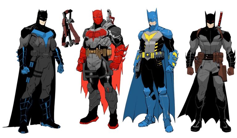 Dan Mora’s Designs For All The Robins If They Grew Up To Be Batman Dan Mora’s Designs For All The Robins If They Grew Up To Be Batman