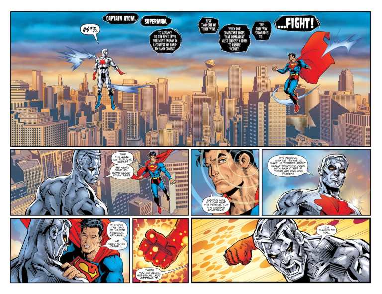 DC KO: Superman vs. Captain Atom #1 Preview: Clash of the Titans DC KO: Superman vs. Captain Atom #1 Preview: Clash of the Titans