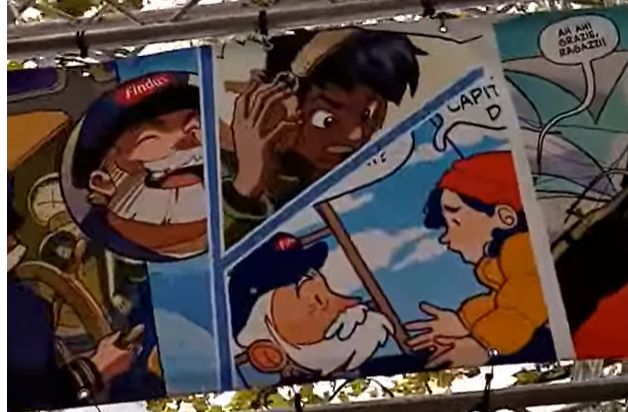 Captain Birdseye – Or Captain Findus – Launches Comic Book At Lucca Captain Birdseye – Or Captain Findus – Launches Comic Book At Lucca