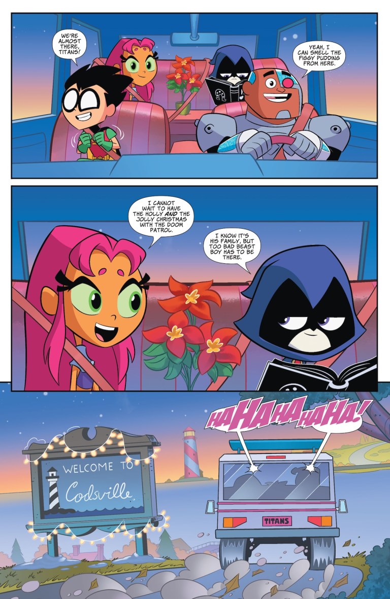 Teen Titans Go #10 Preview: Rouge Wrecks Holiday Cheer Teen Titans Go #10 Preview: Rouge Wrecks Holiday Cheer