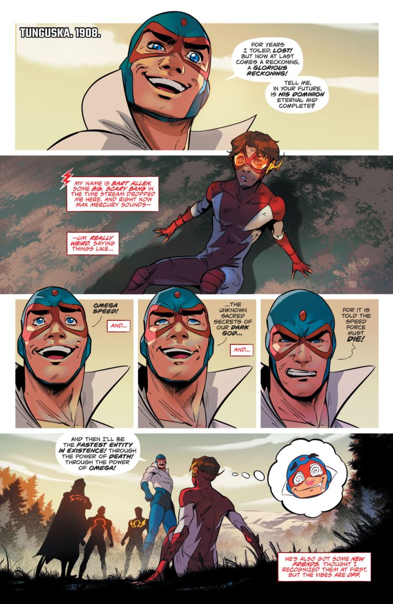 Flash #27 Preview: Reunion on the Run, Time Travel Edition Flash #27 Preview: Reunion on the Run, Time Travel Edition