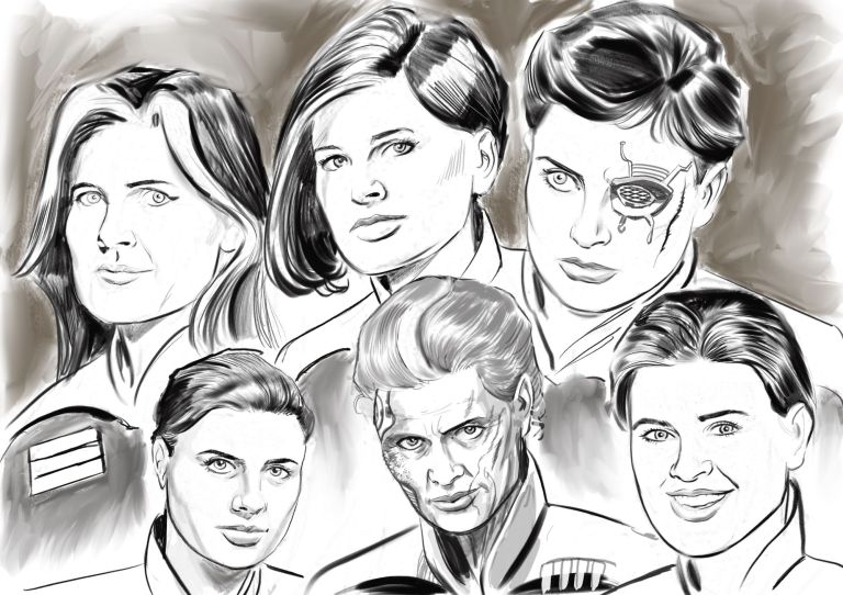 Sophie Aldred As A Clone Army In Salvation’s Child Graphic Novel Sophie Aldred As A Clone Army In Salvation’s Child Graphic Novel