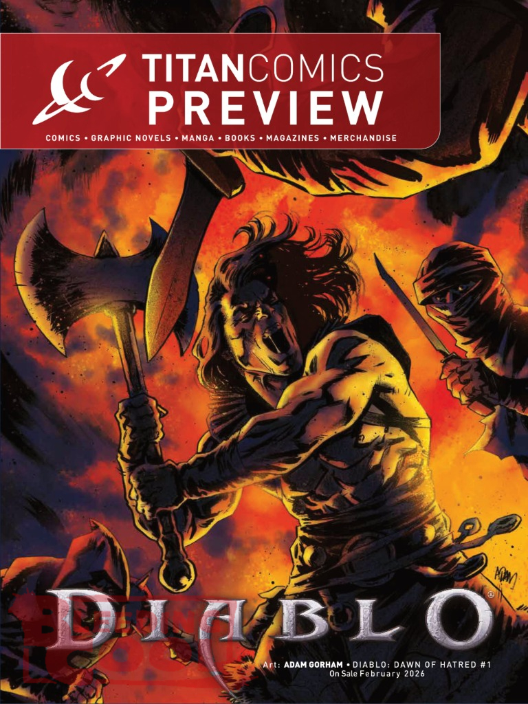 Titan Comics’ Full February 2026 Solicits With Diablo: Dawn Of Hatred Titan Comics’ Full February 2026 Solicits With Diablo: Dawn Of Hatred