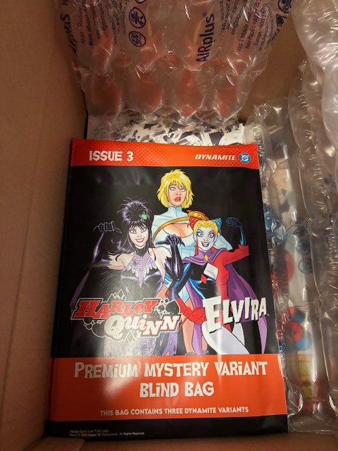 Dynamite Harley Quinn X Elvira Blind Bags Packed Better Than Endgame Dynamite Harley Quinn X Elvira Blind Bags Packed Better Than Endgame