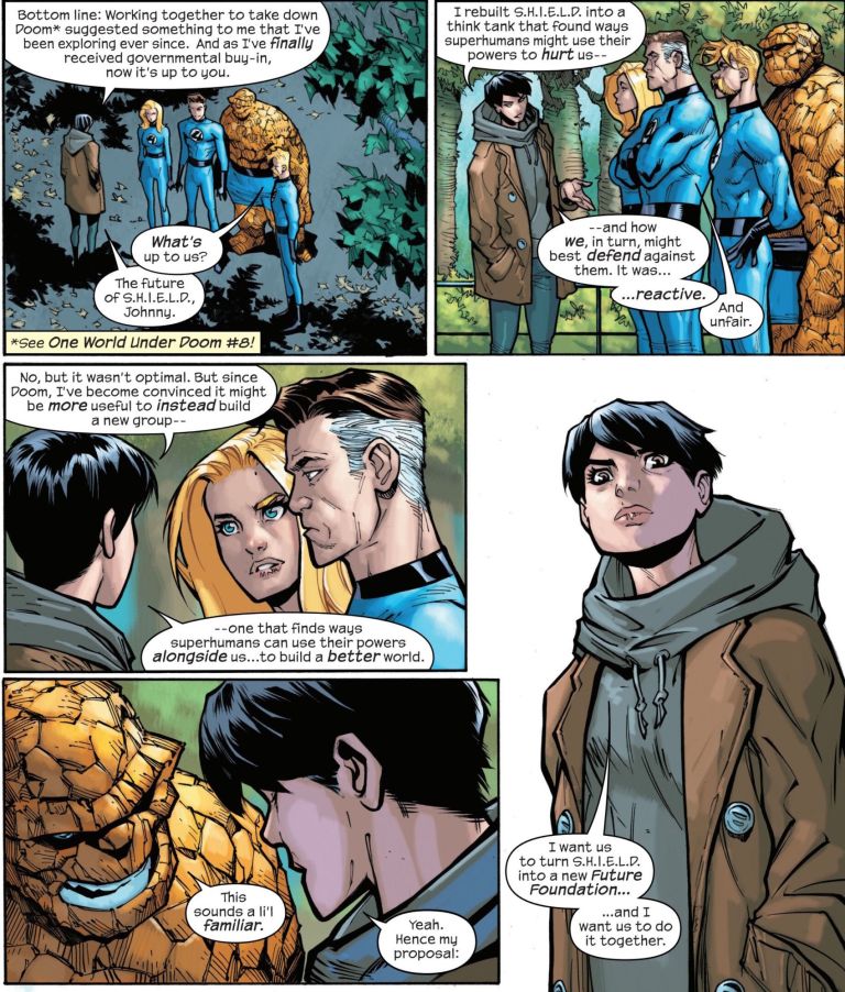 The Return Of SHIELD In Fantastic Four Ahead Of Armageddon (Spoilers) The Return Of SHIELD In Fantastic Four Ahead Of Armageddon (Spoilers)