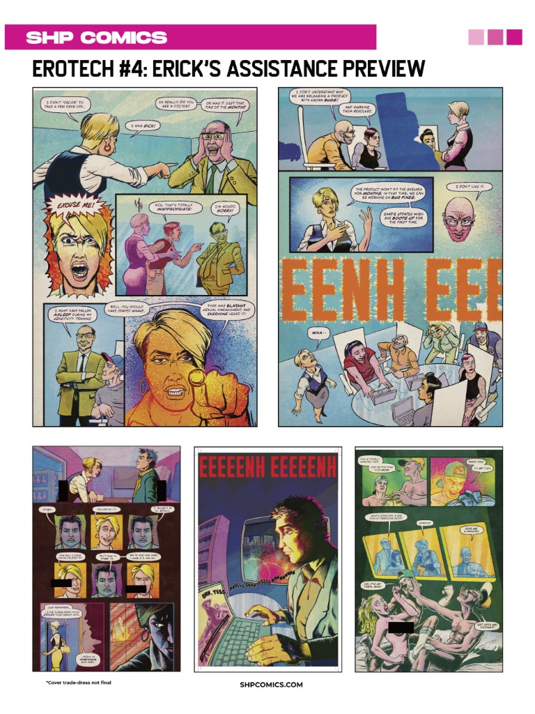 Erotech #4 In SHP Comics’ March 2026 Solicits Erotech #4 In SHP Comics’ March 2026 Solicits