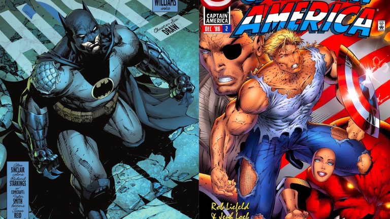 Separated At Birth – Jim Lee’s Batman & Rob Liefeld’s Captain America? Separated At Birth – Jim Lee’s Batman & Rob Liefeld’s Captain America?