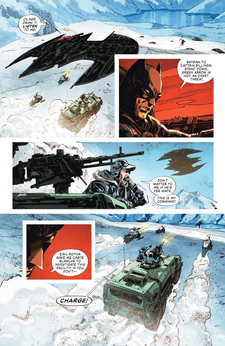 Batman/Green Arrow/The Question: Arcadia #2 Preview: Brain Freeze Batman/Green Arrow/The Question: Arcadia #2 Preview: Brain Freeze