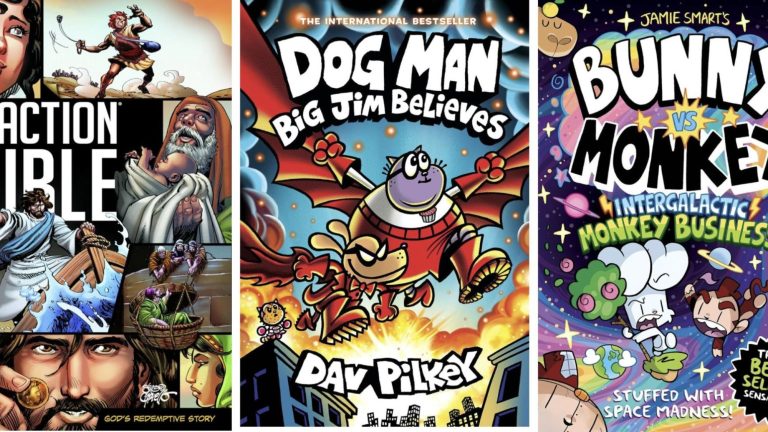 Graphic Novel Sales Are Up With Dog Man, Bunny Vs Monkey And The Bible Graphic Novel Sales Are Up With Dog Man, Bunny Vs Monkey And The Bible
