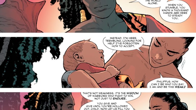 Wonder Woman #29 Preview: Amazonian Babysitting Duties Wonder Woman #29 Preview: Amazonian Babysitting Duties