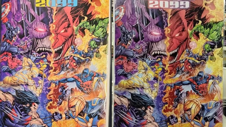 Marvel Repeats Its Ken Lashley Variant Covers For The End 2099 #1 & #2 Marvel Repeats Its Ken Lashley Variant Covers For The End 2099 #1 & #2