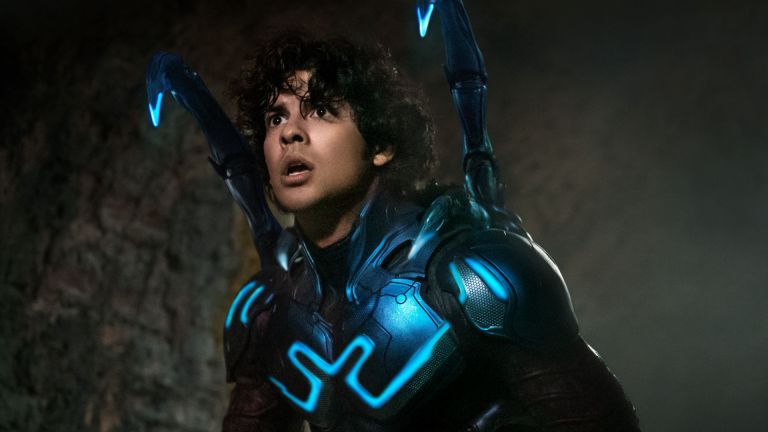 James Gunn says Blue Beetle “fits in very nicely” with the new DCU along with Peacemaker, though “maybe we have to retcon a couple things” James Gunn says Blue Beetle “fits in very nicely” with the new DCU along with Peacemaker, though “maybe we have to retcon a couple things”