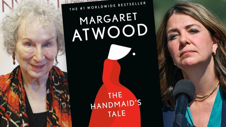 ‘Handmaid’s Tale’ Author Margaret Atwood Mocks Book Ban With New Short Story & Now The Ban’s On Hold “Until Further Notice” ‘Handmaid’s Tale’ Author Margaret Atwood Mocks Book Ban With New Short Story & Now The Ban’s On Hold “Until Further Notice”