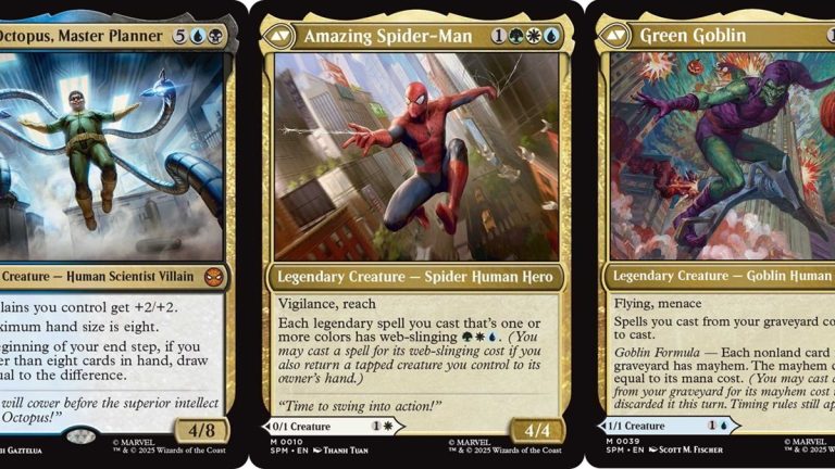 New MAGIC: THE GATHERING SPIDER-MAN Cards Revealed at SDCC New MAGIC: THE GATHERING SPIDER-MAN Cards Revealed at SDCC