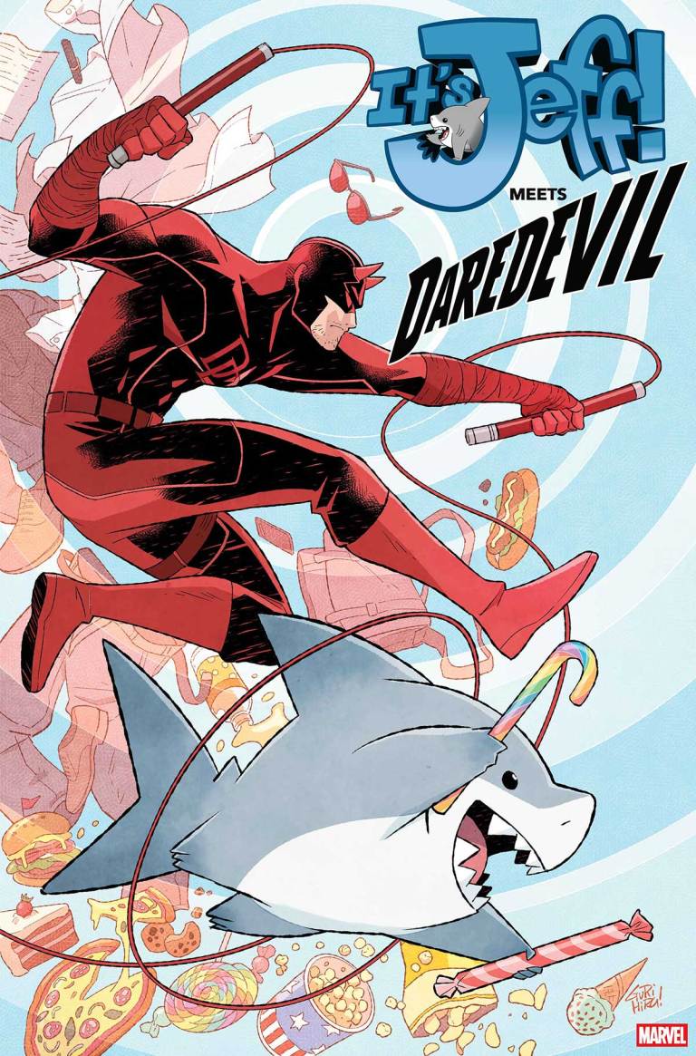 Jeff the Land Shark teams with Daredevil in February Jeff the Land Shark teams with Daredevil in February