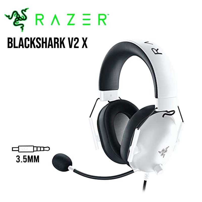AURICULAR GAMER RAZER BLACKSHARK V2 X WHITE AURICULAR GAMER RAZER BLACKSHARK V2 X WHITE