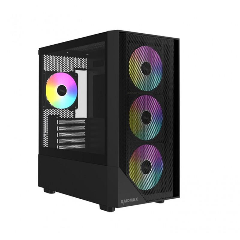 GABINETE GAMER RAIDMAX MESHIAN X609 MicroATX BLACK GABINETE GAMER RAIDMAX MESHIAN X609 MicroATX BLACK