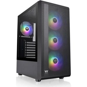 GABINETE THERMALTAKE S200 PLUS TG ARGB BLACK TEMPERED GLASS GABINETE THERMALTAKE S200 PLUS TG ARGB BLACK TEMPERED GLASS