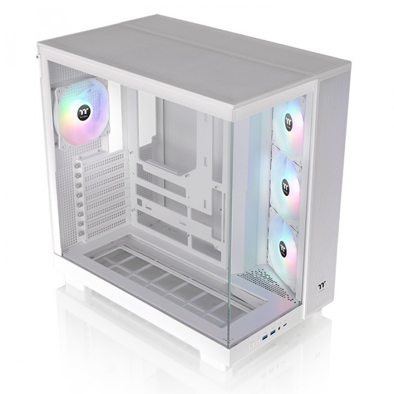 GABINETE THERMALTAKE VIEW 380 XL TG ARGB SNOW WHITE TEMPERED GLASS GABINETE THERMALTAKE VIEW 380 XL TG ARGB SNOW WHITE TEMPERED GLASS