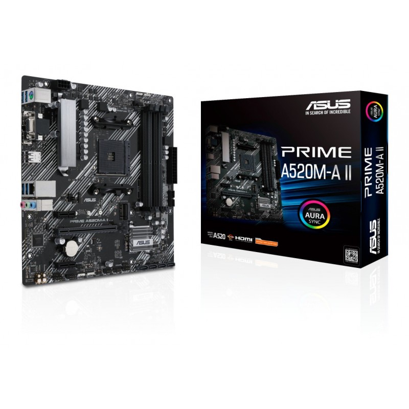 MOTHER ASUS (AM4) PRIME A520M-A II MOTHER ASUS (AM4) PRIME A520M-A II