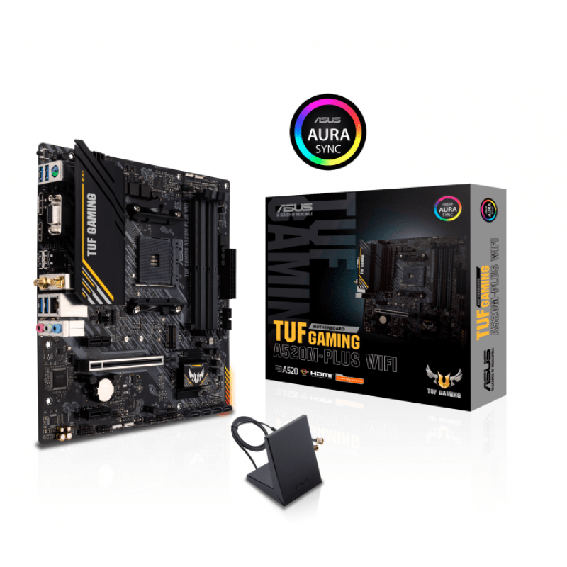 MOTHER ASUS (AM4) TUF GAMING A520M-PLUS WIFI MOTHER ASUS (AM4) TUF GAMING A520M-PLUS WIFI