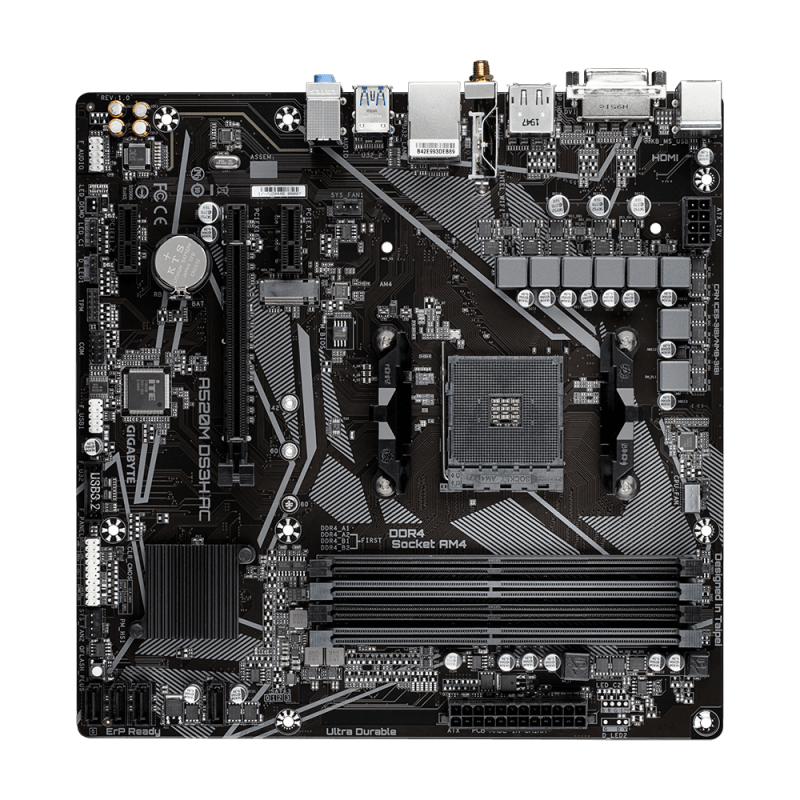 MOTHER GIGABYTE (AM4) A520M DS3H AC MOTHER GIGABYTE (AM4) A520M DS3H AC