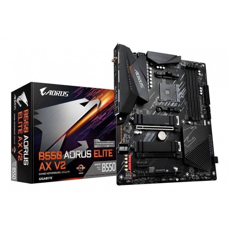 MOTHER GIGABYTE (AM4) B550 AORUS ELITE AX V2 MOTHER GIGABYTE (AM4) B550 AORUS ELITE AX V2