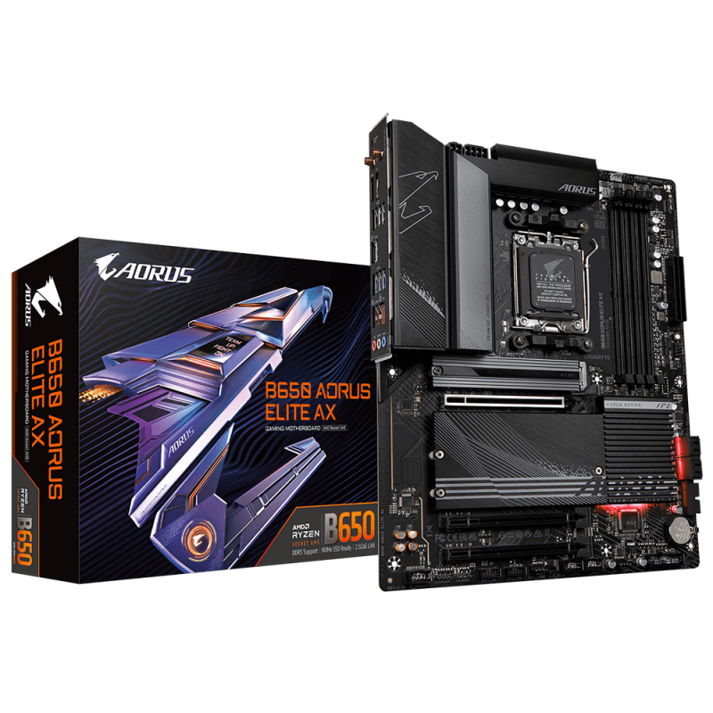 MOTHER GIGABYTE (AM5) B650 AORUS ELITE AX MOTHER GIGABYTE (AM5) B650 AORUS ELITE AX