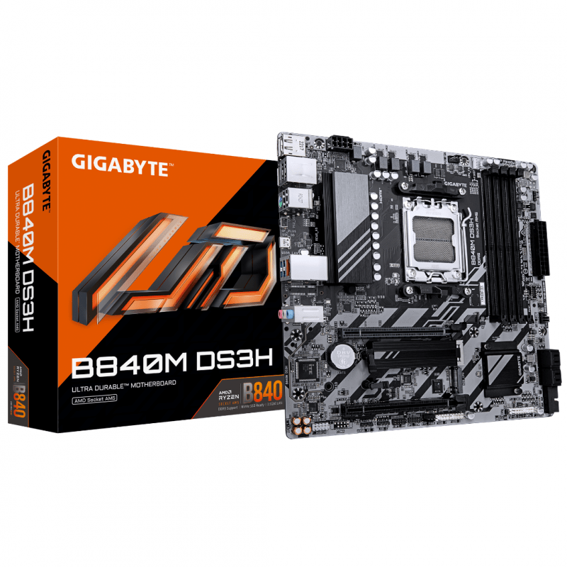 MOTHER GIGABYTE (AM5) B840M DS3H MOTHER GIGABYTE (AM5) B840M DS3H