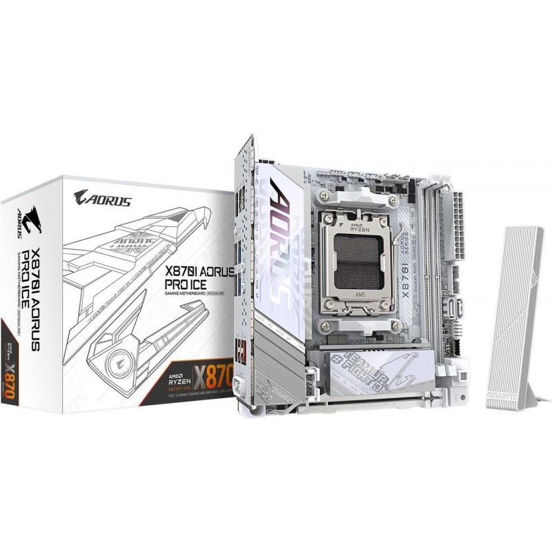 MOTHER GIGABYTE (AM5) X870I AORUS PRO ICE MOTHER GIGABYTE (AM5) X870I AORUS PRO ICE