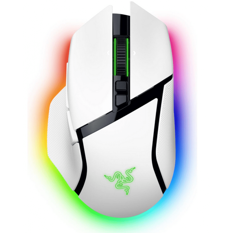 MOUSE GAMER RAZER BASILISK V3 PRO WHITE 35K HYPERSPEED WIRELESS MOUSE GAMER RAZER BASILISK V3 PRO WHITE 35K HYPERSPEED WIRELESS
