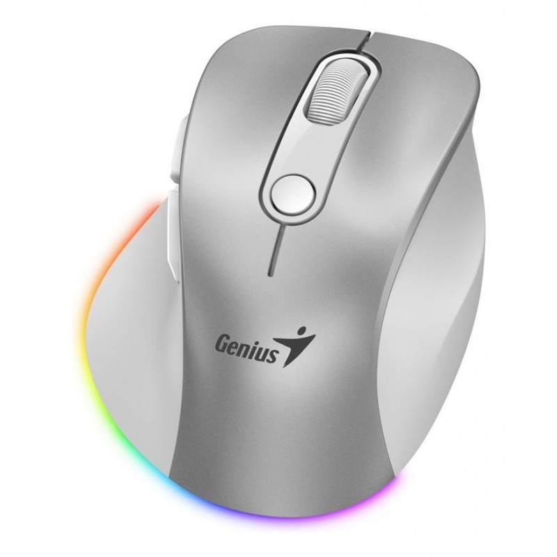 MOUSE GENIUS RS2 ERGO 9000S PRO SILVER MOUSE GENIUS RS2 ERGO 9000S PRO SILVER