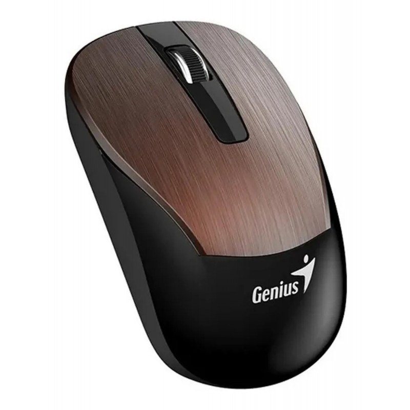MOUSE GENIUS WIRELESS RECARGABLE ECO-8015 CHOCOLATE MOUSE GENIUS WIRELESS RECARGABLE ECO-8015 CHOCOLATE
