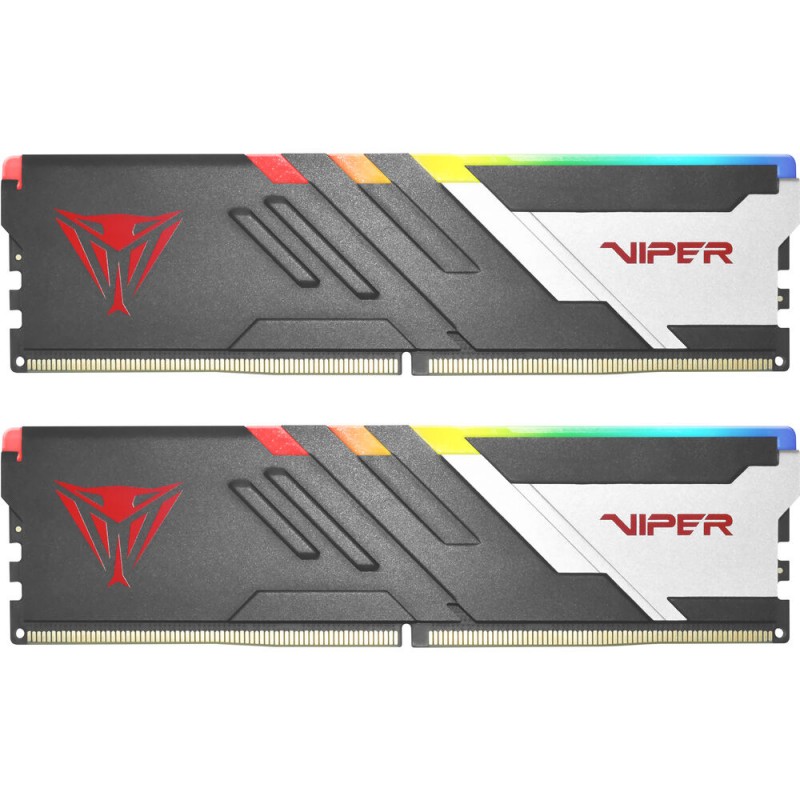 MEMORIA PATRIOT VIPER VENOM DDR5 32GB 7400 MHZ RGB CL36 BLK/SIR HS DUAL KIT PE000889 MEMORIA PATRIOT VIPER VENOM DDR5 32GB 7400 MHZ RGB CL36 BLK/SIR HS DUAL KIT PE000889