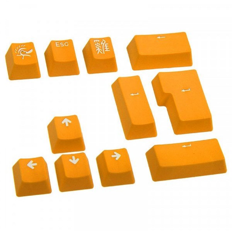 SET 11 TECLAS DUCKY YELLOW PBT CALIDAD EXTREMA DOUBLE-SHOT  KEYCAP SET 11 TECLAS DUCKY YELLOW PBT CALIDAD EXTREMA DOUBLE-SHOT  KEYCAP