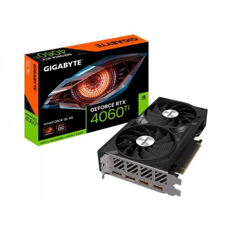 PLACA DE VIDEO GIGABYTE RTX 4060 Ti WF2 8GB DDR6 PLACA DE VIDEO GIGABYTE RTX 4060 Ti WF2 8GB DDR6