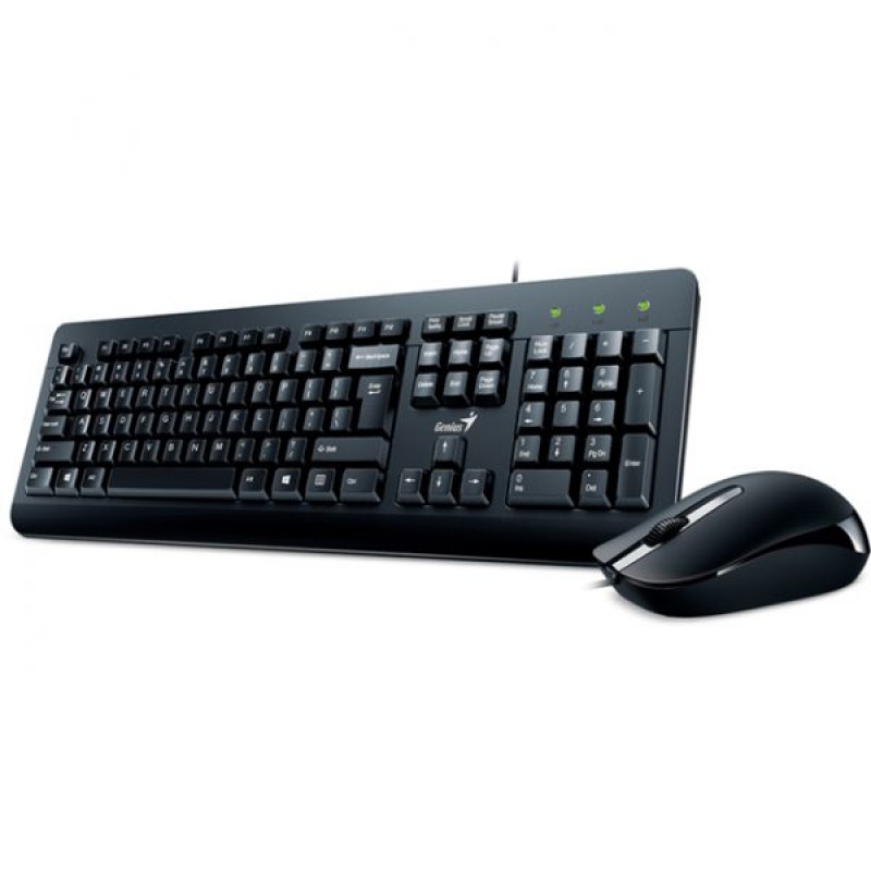 TECLADO + MOUSE COMBO USB GENIUS KM-160 BLACK TECLADO + MOUSE COMBO USB GENIUS KM-160 BLACK