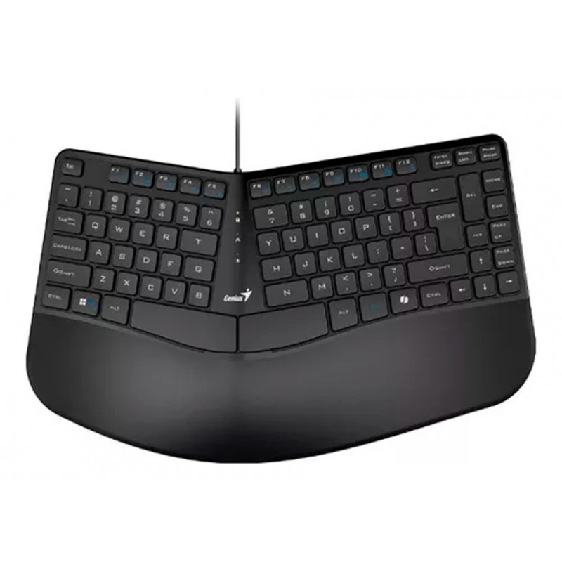 TECLADO CURVO ERGONOMICO GENIUS ERGO KB-700 BLACK USB TECLADO CURVO ERGONOMICO GENIUS ERGO KB-700 BLACK USB