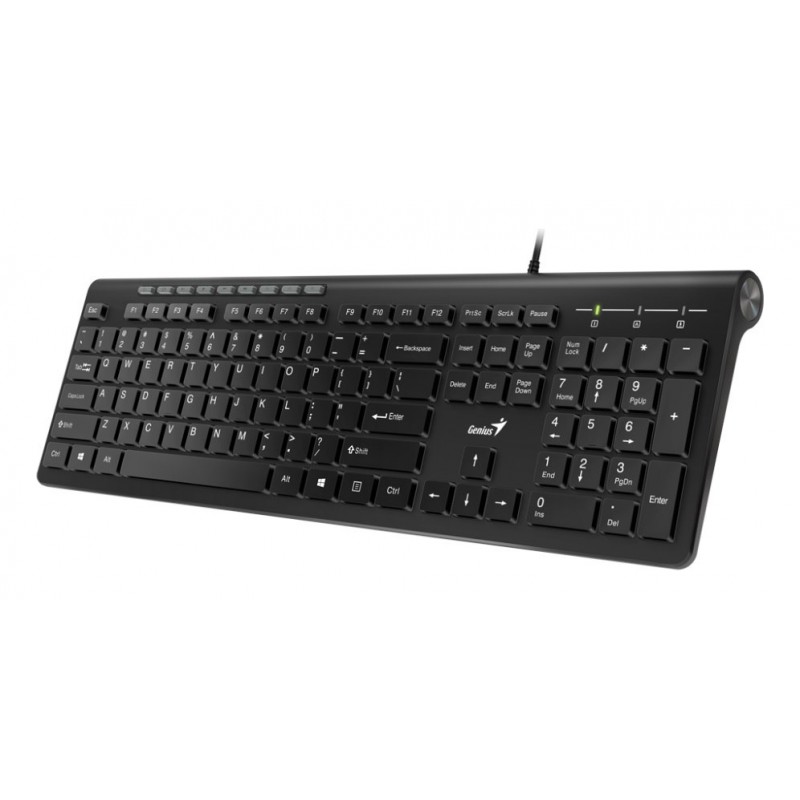 TECLADO GENIUS SLIMSTAR 230II BLACK SP USB TECLADO GENIUS SLIMSTAR 230II BLACK SP USB
