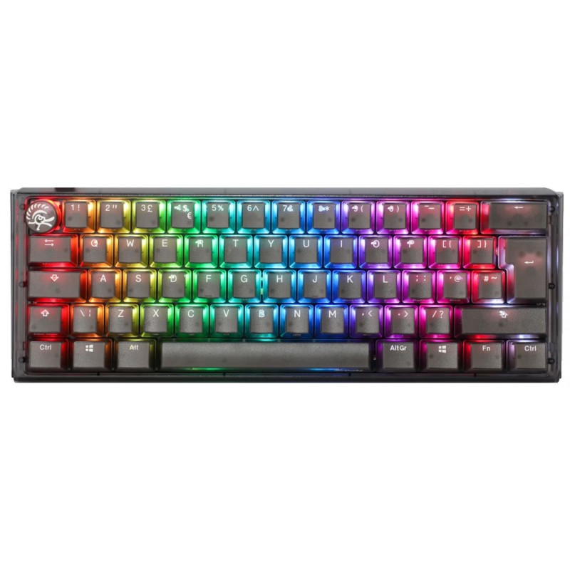 TECLADO MECANICO DUCKY ONE 3 AURA CLEAR BLACK 65 MINI DKON2161ST-BESPDABAAAC1 TECLADO MECANICO DUCKY ONE 3 AURA CLEAR BLACK 65 MINI DKON2161ST-BESPDABAAAC1