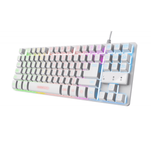 TECLADO TRUST THADO TKL ES WHITE GXT833W TECLADO TRUST THADO TKL ES WHITE GXT833W