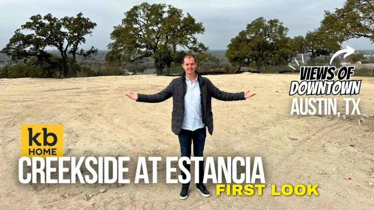 VIEWS in South Austin! | Creekside at Estancia KB Home Community First Look Driving Tour VIEWS in South Austin! | Creekside at Estancia KB Home Community First Look Driving Tour