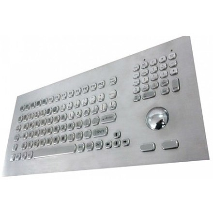 KB021 klávesnice s trackballem do panelu