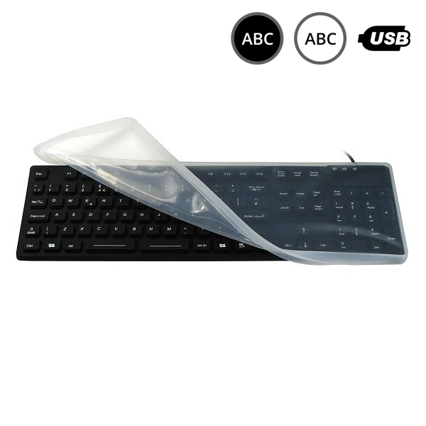 SK305 - silikonová klávesnice, CZ