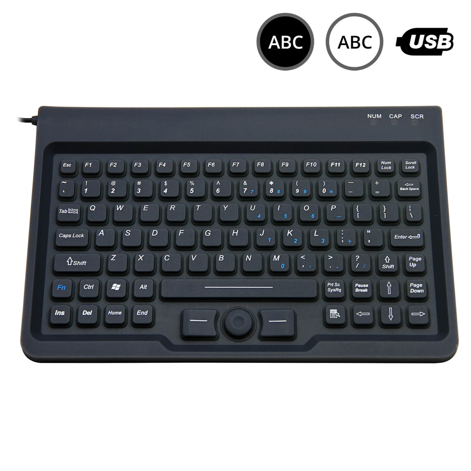 SK303 - silikonová klávesnice s trackpointem