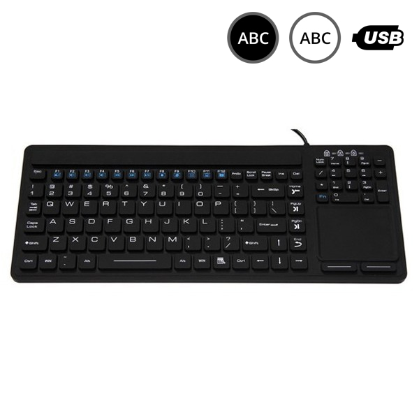 SK308 - silikonová klávesnice s touchpadem